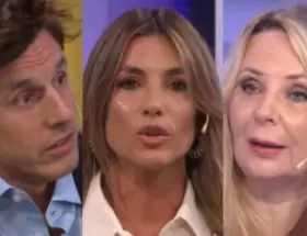 Roberto García Moritán, María Belén Ludueña y Evelyn Von Brocke