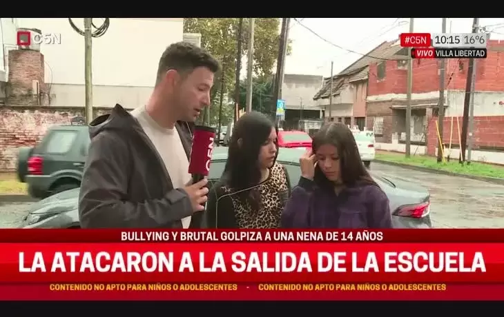 El testimonio de Ailn, la adolescente golpeada a la salida del colegio
