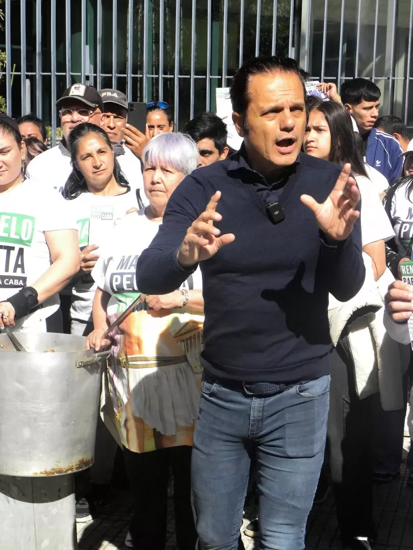 Marcelo Peretta en campaa.
