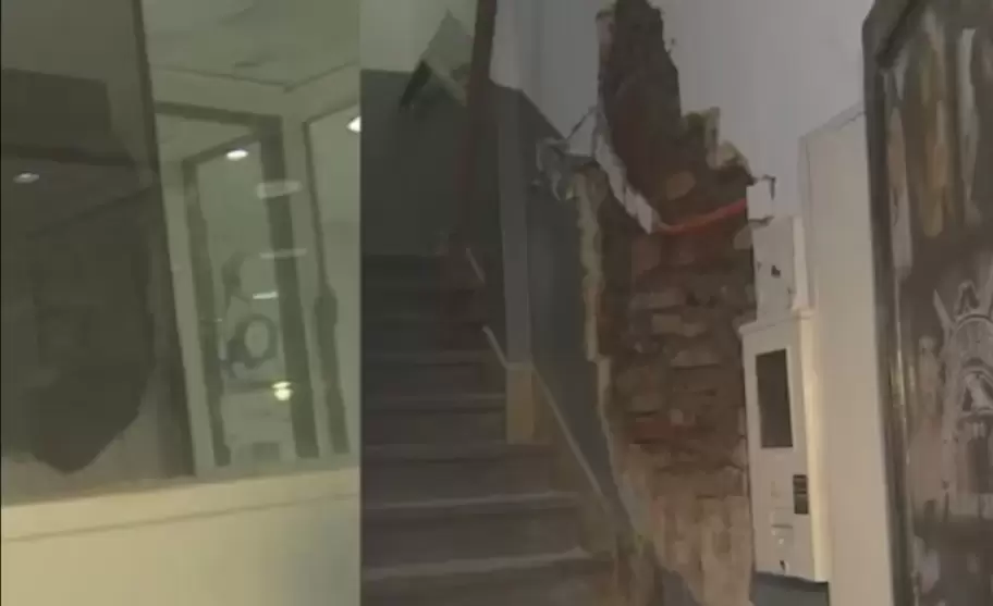 El boquete fue realizado desde una peluquera lindante