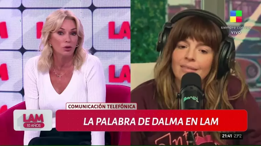Yanina Latorre no se achic ante Dalma Maradona