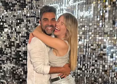 Laurita Fernández y "Peluca" Brusca