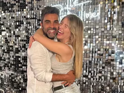 Laurita Fernández y "Peluca" Brusca