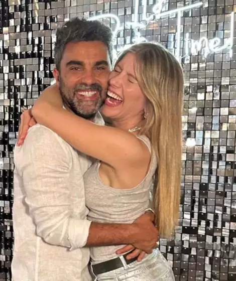 Laurita Fernández y "Peluca" Brusca