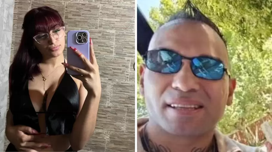 La novia y el suegro de la vctima.