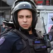 El polica federal Cristian Rivaldi niega haber gaseado a una nia en la marcha del 11 de septiembre de 2024