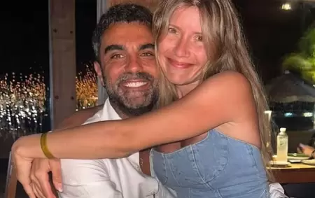 Laurita Fernández y Claudio "Peluca" Brusca
