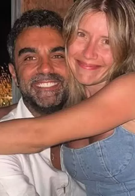 Laurita Fernández y Claudio "Peluca" Brusca