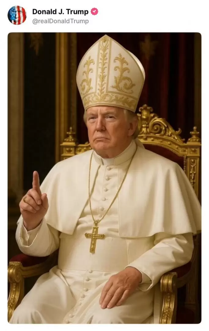Atrs qued este meme que el mismsimo Trump comparti en su cuenta de X
