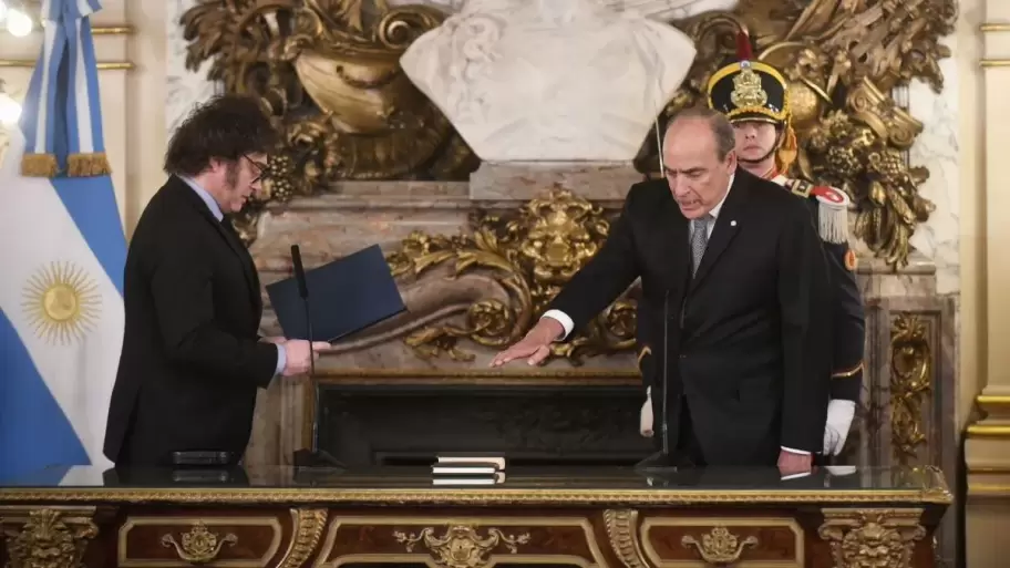 Javier Milei y Guillermo Francos