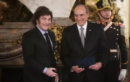 Javier Milei y Guillermo Francos