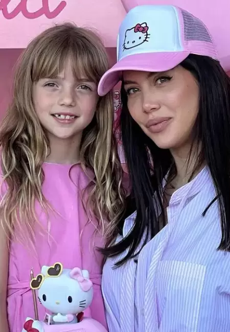 Wanda Nara junto a su hija, Isabella Icardi