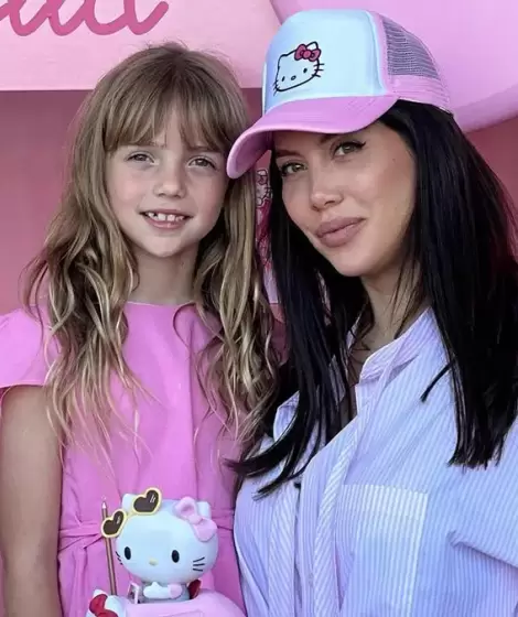 Wanda Nara junto a su hija, Isabella Icardi
