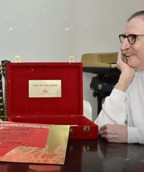 Charly inmortalizó dos de sus obras