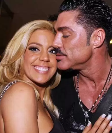 Virginia Gallardo fue pareja de Ricardo Fort.