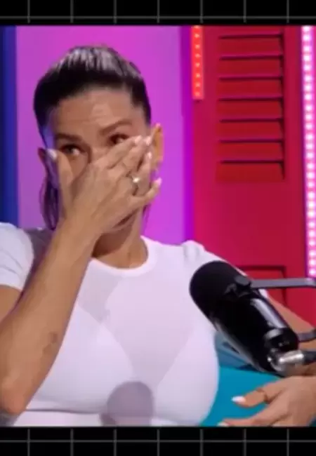 La China Suárez en una nota con la TV Pública