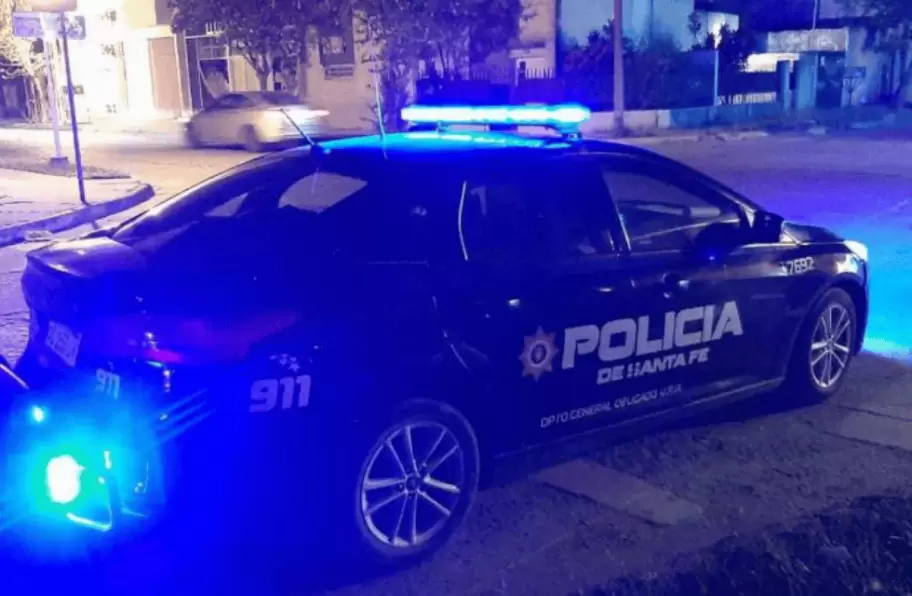 Un móvil de la Policía de Santa Fe.