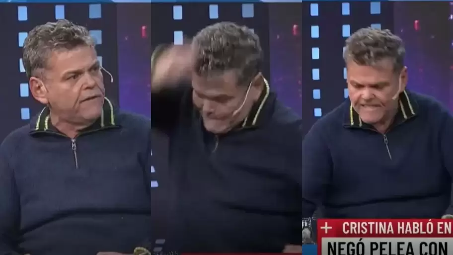 Alfredo Casero ya se haba enojado en el programa de Luis Majul
