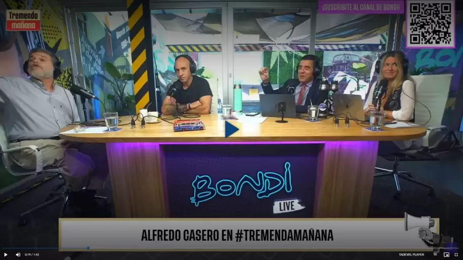 Alfredo Casero no pudo controlar su ira