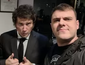 Javier Milei y el Gordo Dan