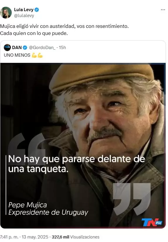 Lucille "Lula" Levy le salió al cruce