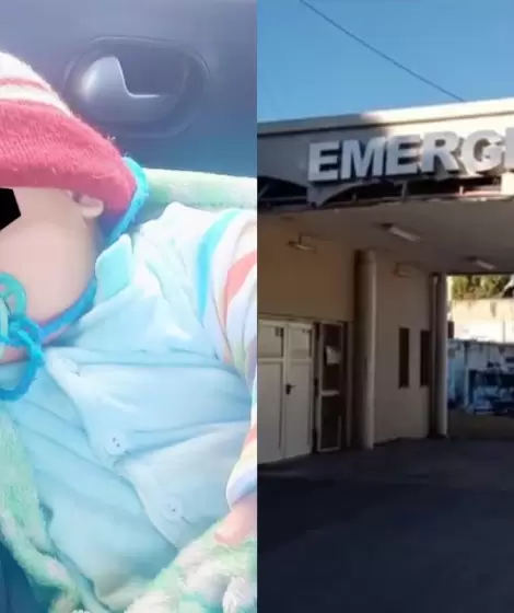 Intentaron robarle el bebé frente al Hospital Regional de Comodoro Rivadavia