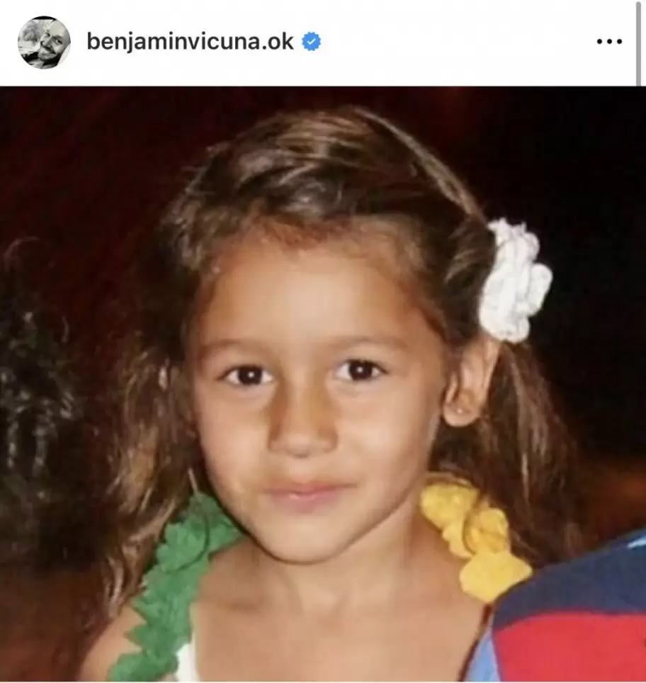 Blanca Vicuña Ardohain y el posteo de su padre en Instagram.