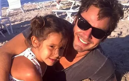 Benjamín Vicuña y su hija Blanca.