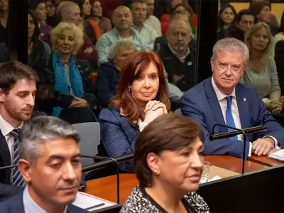 CFK durante una jornada por el juicio de la causa Vialidad