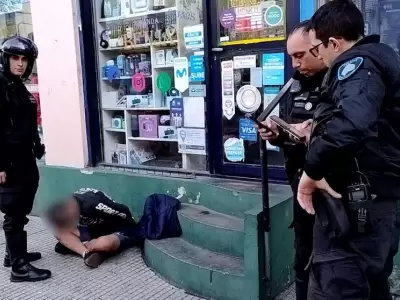 Su pariente recibió un disparo en la pierna izquierda a la altura del muslo. El agresor fue detenido