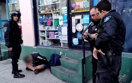 Su pariente recibió un disparo en la pierna izquierda a la altura del muslo. El agresor fue detenido