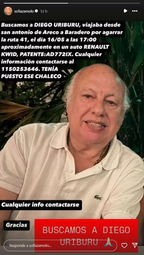 Los posteos de Sofía Zámolo en su cuenta de Instagram