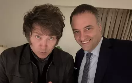 Javier Milei y Manuel Adorni