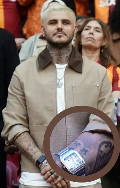 Mauro Icardi sigue llevando a Wanda Nara en su piel