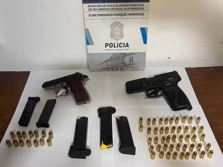 Las armas que fueron descomisadas