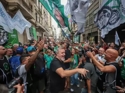 ATE moviliza al Ministerio de Economía: "Tenemos que frenar el salvajismo del Gobierno nacional"