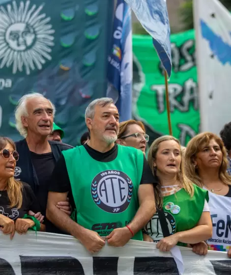El Secretario General de ATE Nacional, Rodolfo Aguiar