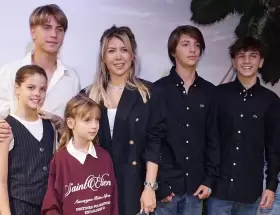 Wanda Nara y sus hijos