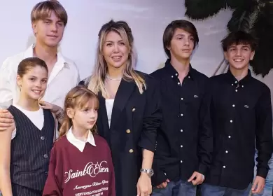 Wanda Nara y sus hijos