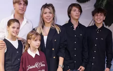 Wanda Nara y sus hijos