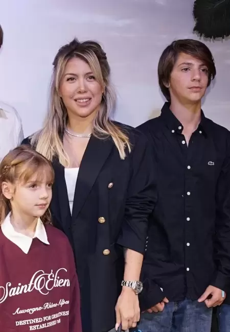 Wanda Nara y sus hijos