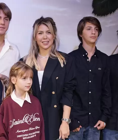 Wanda Nara y sus hijos