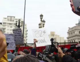 Represión en el Congreso