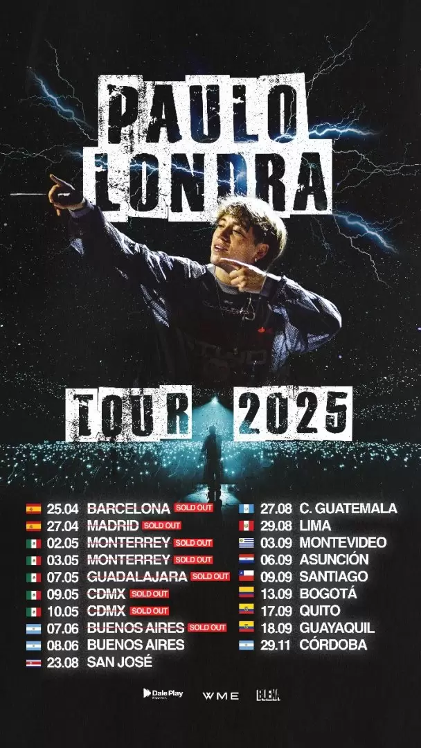Paulo Londra vuelve a Argentina