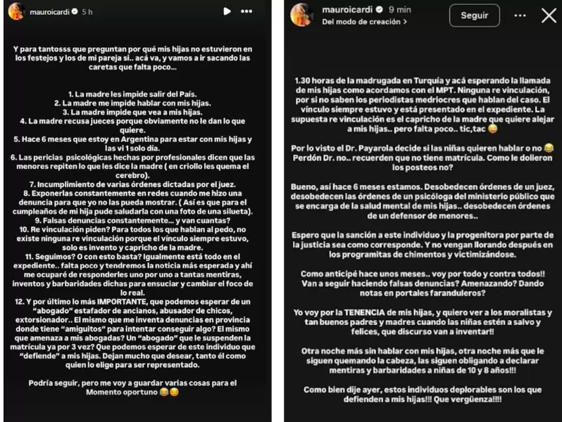 Los fuertes posteos de Mauro Icardi en contra de Wanda Nara