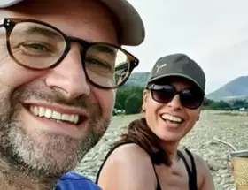 Adrián Seltzer y Laura Leguizamón
