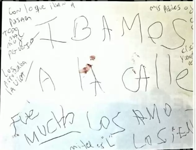 La carta de la masacre de Villa Crespo