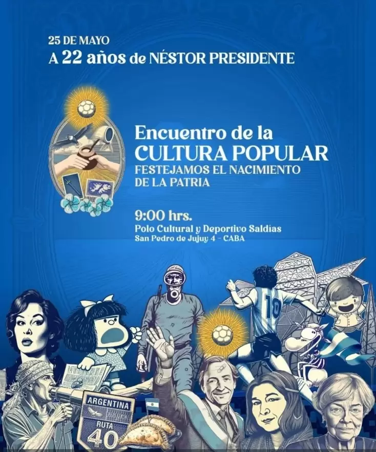 CFK reaparece en el Encuentro de la Cultura Popular