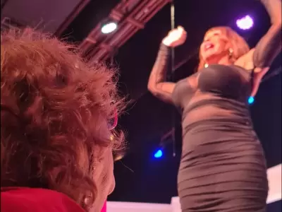 La imagen que subió la asesina Laura Fernanda Leguizamón de Moria Casán.