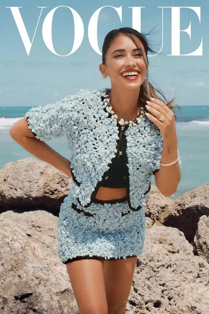 Antonella Roccuzzo, en la tapa de Vogue